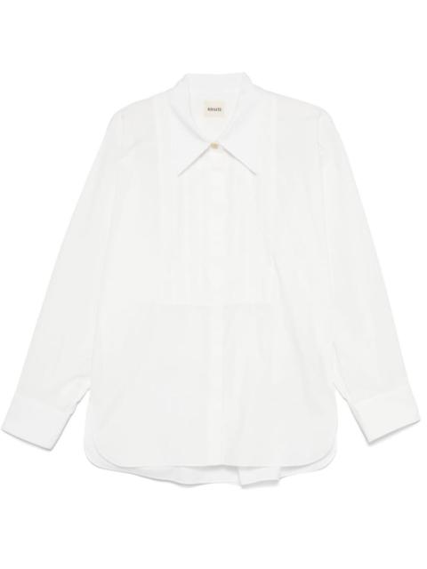 pintuck-detailed shirt