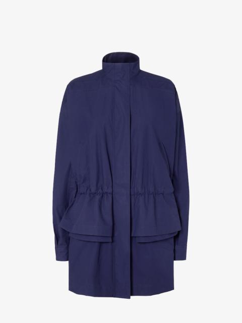 Blouson Dark blue poplin parka