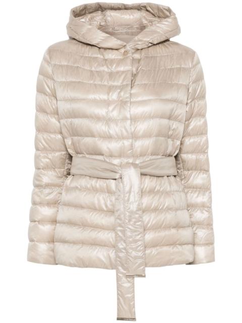 hooded puffer jacket