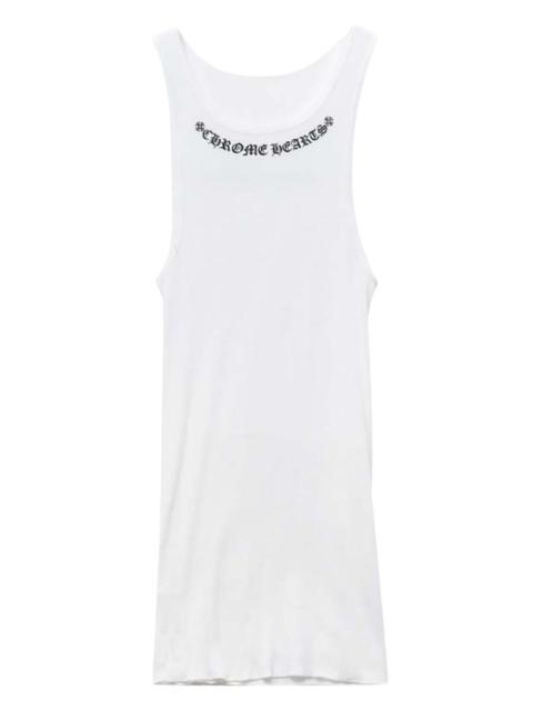 Scroll logo tank top