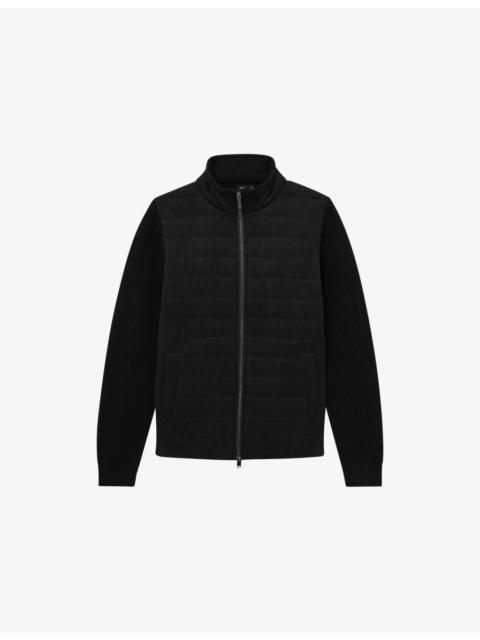 Bram Quilted Zip-Through Stretch-Woven Jacket