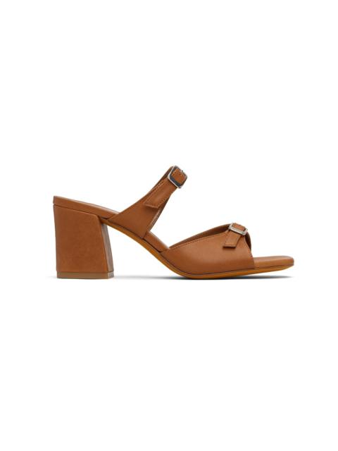 Tan Una Heeled Sandals