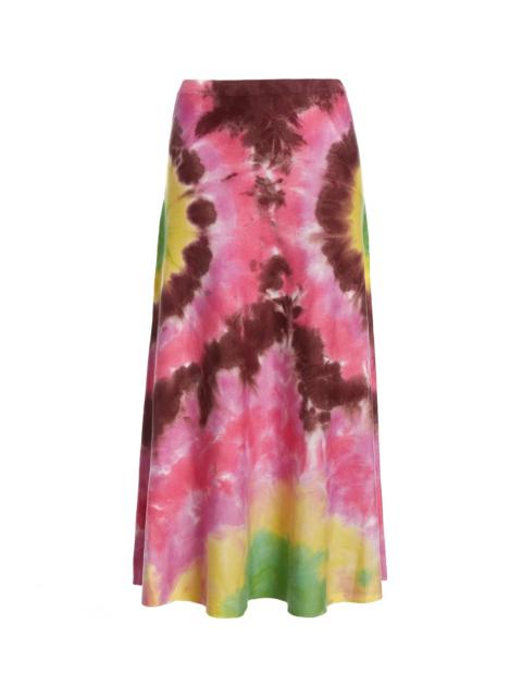 Olive Skirt in Cashmere