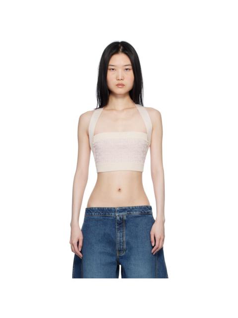 Beige PB Labyrinth Monogram Tank Top