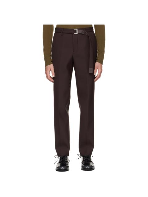 Brown Suiting Trousers
