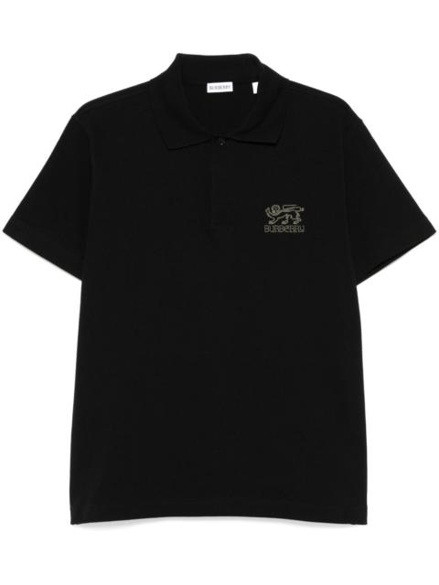 logo-embroidered polo shirt