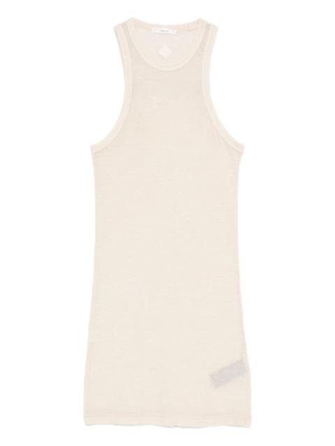 crew-neck tank top