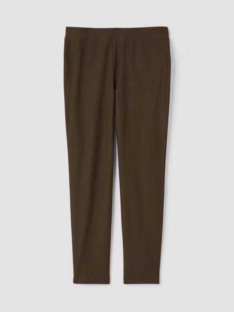 Washable Stretch Crepe Slim Pant