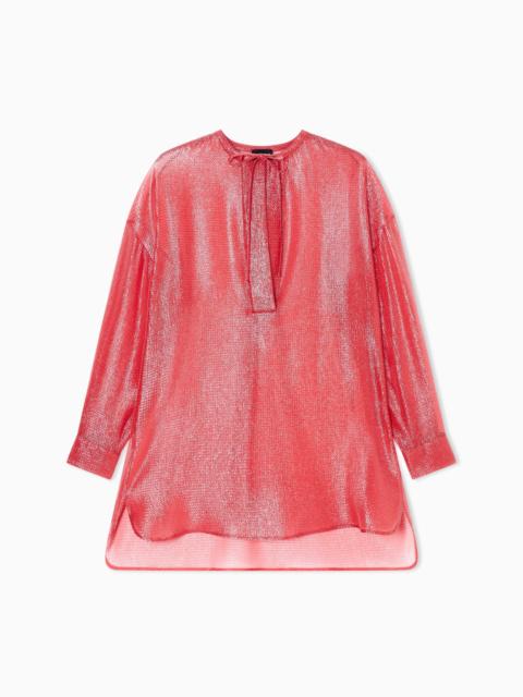 SILK BLEND OVERSIZED SHIRT