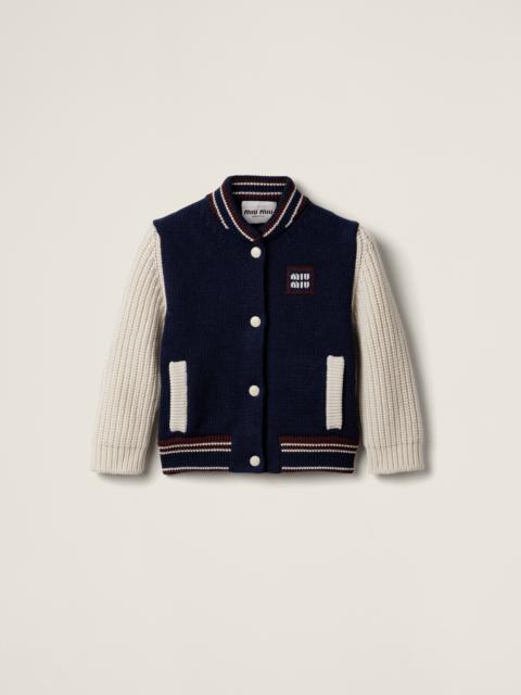 Wool and cashmere cardigan