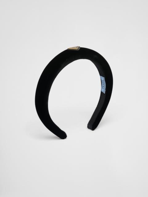Velvet headband