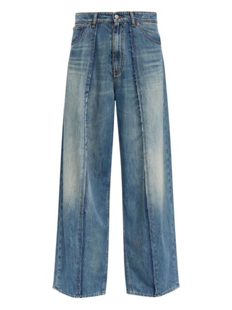 pocket panelled jeans