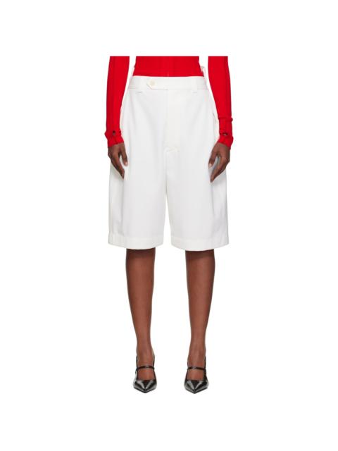 Off-White Tab Detail Shorts