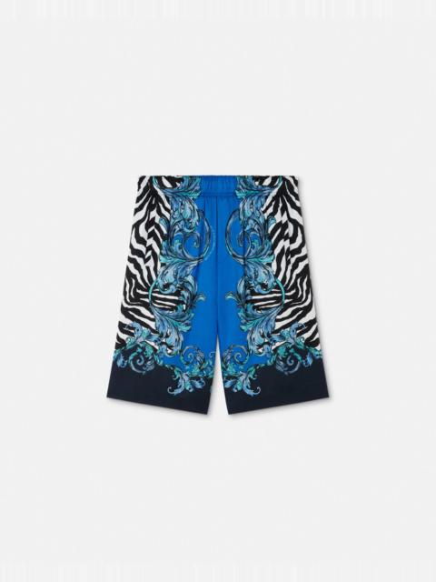 Zebra Bermuda Shorts
