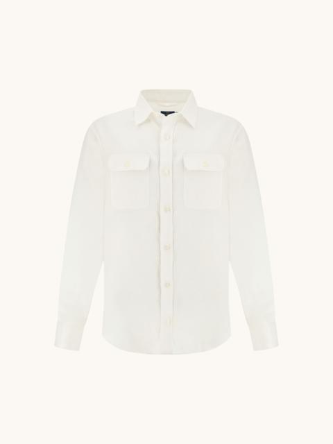 LINEN OVERSHIRT