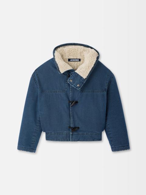 The de-Nîmes denim duffle coat