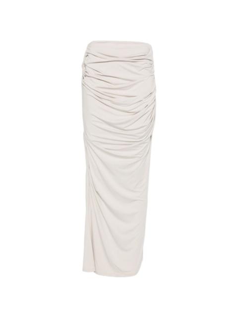 draped MAXI skirt