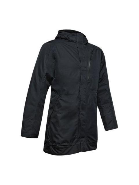 Under Armour Project Rock Unstoppable Waterproof Down Parka 'Black' 1346093-001