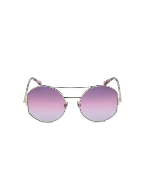 geometric-frame sunglasses