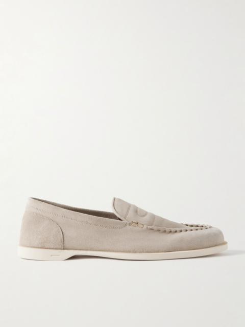 Pace Suede Loafers Beige