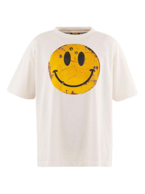 smile-print cotton T-shirt