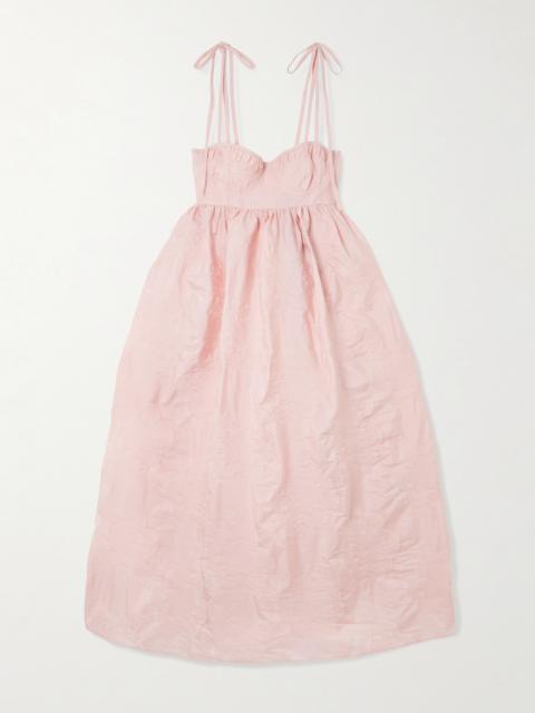 Alena Jacquard Midi Dress