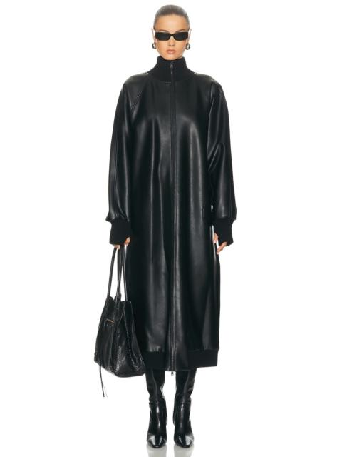 Oversized Turtleneck Bomber Jacket