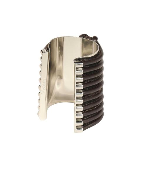 leather-inserts bracelet