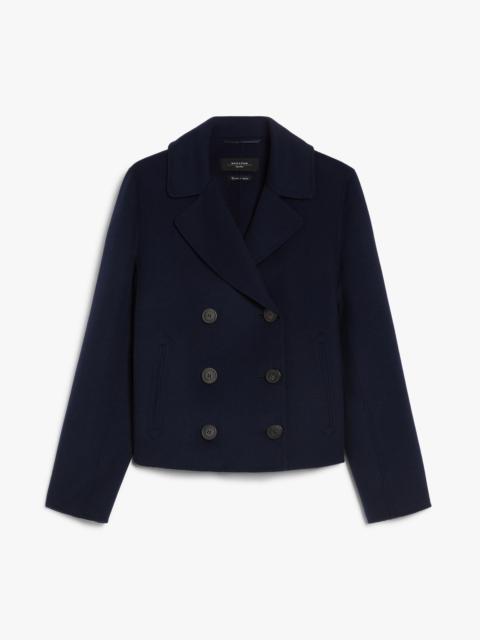 TAGLIO Double-sided wool double-breasted pea coat