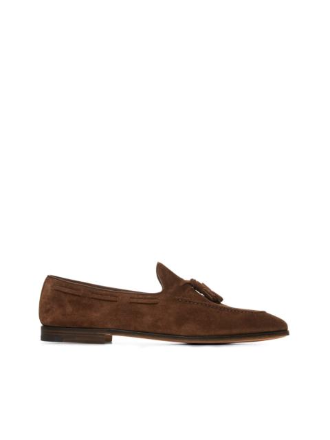 Brown suede Maidstone loafers