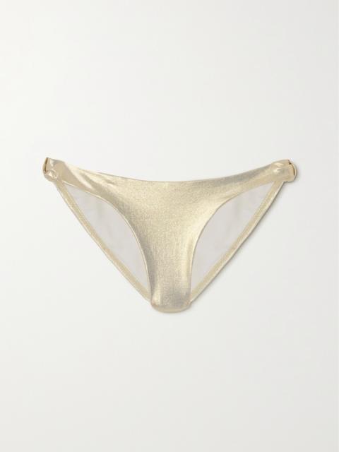 Stockholm Metallic Bikini Briefs