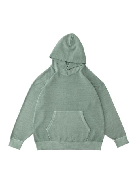 JUMBO HOODIE P.O. (UNEVEN DYE) LT.GREEN