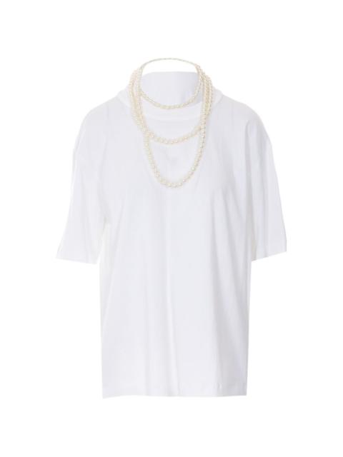 pearl-necklace T-shirt
