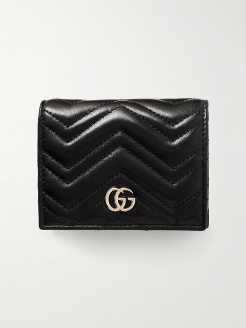 Gg Marmont Small Quilted Leather Wallet