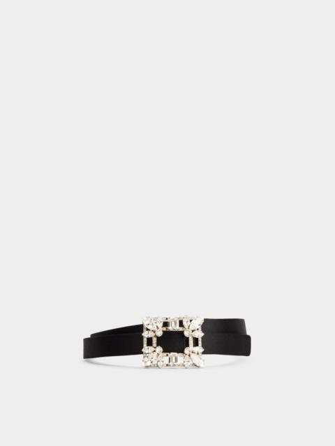 Broche Vivier Buckle Belt in Satin