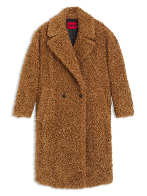 OVERSIZE-FIT COAT IN FAUX FUR