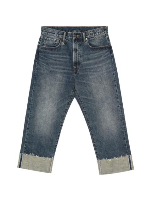 cuffed five-pockets jeans