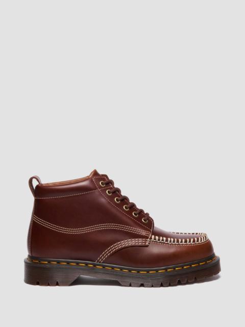 LOWELL CHUKKA Moc Toe Leather Ankle Boots
