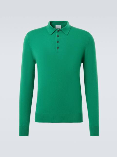 Cashmere polo sweater