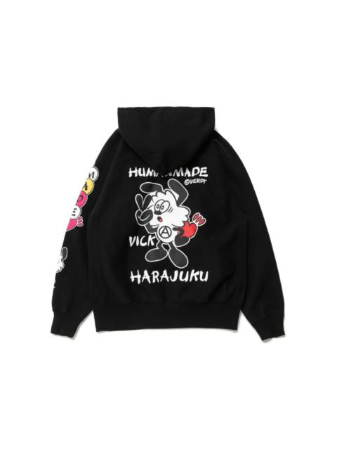 Human Made x Verdy Vick Pizza Hoodie Black