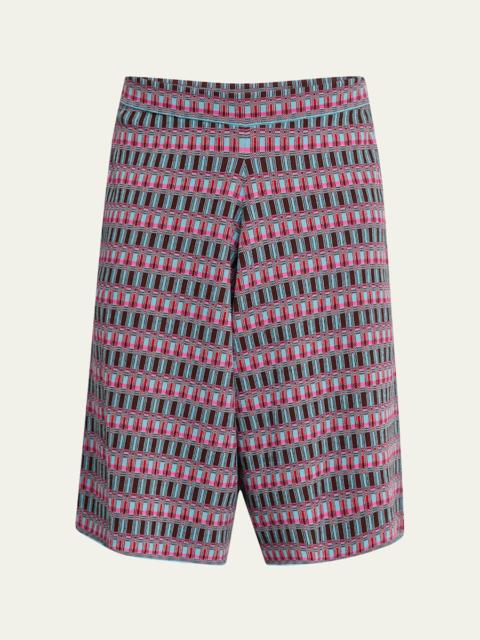Men's Jacquard Knit Shorts