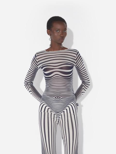 RE-EDITION - THE NAVY BLUE BODY MORPHING TOP