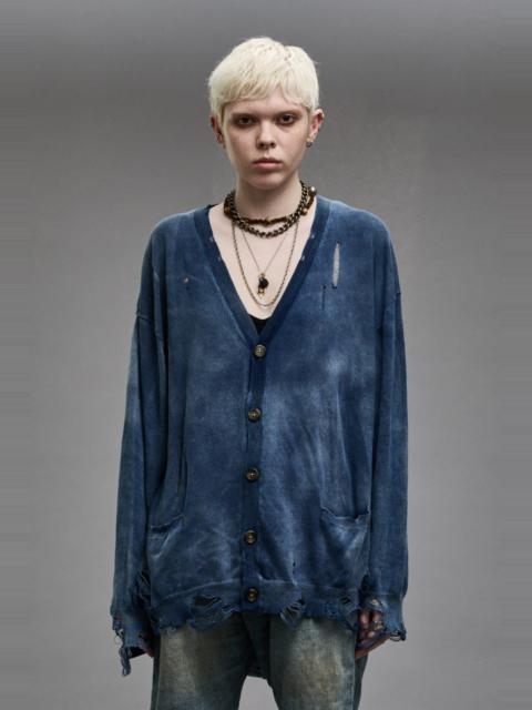 BOYFRIEND CARDIGAN - DARK INDIGO