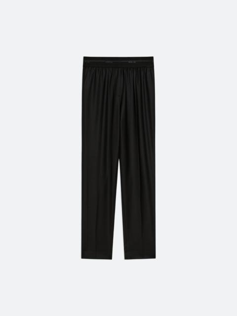 TAPERED WOOL TROUSERS