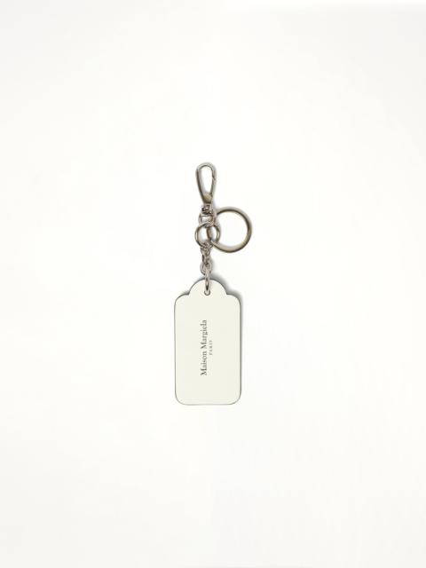Big Tag Keyring in Black/White