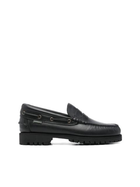 penny tread-sole loafers