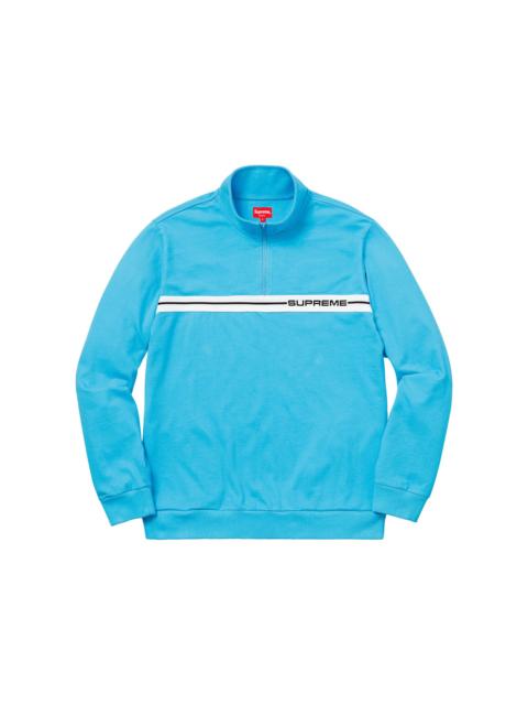 Supreme Half Zip Warm Up Light Blue