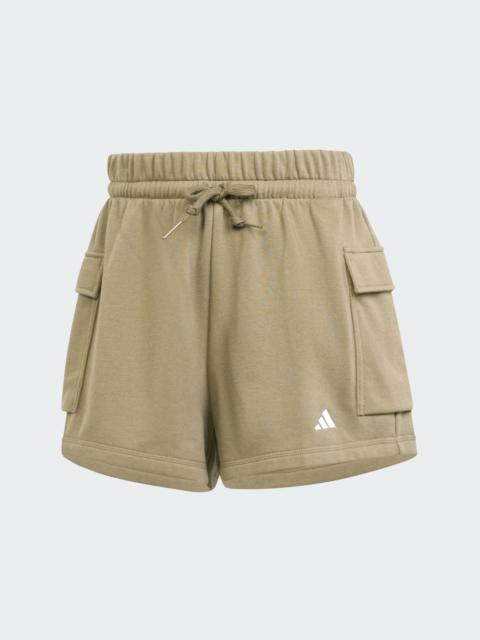 Essentials Small Logo French Terry Cargo Shorts