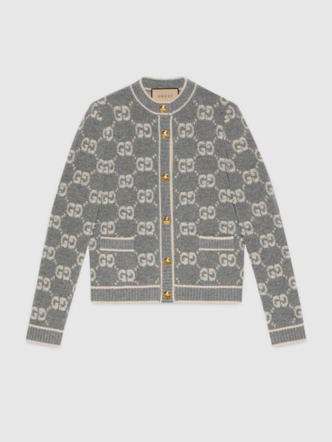 GG wool bouclé jacquard cardigan