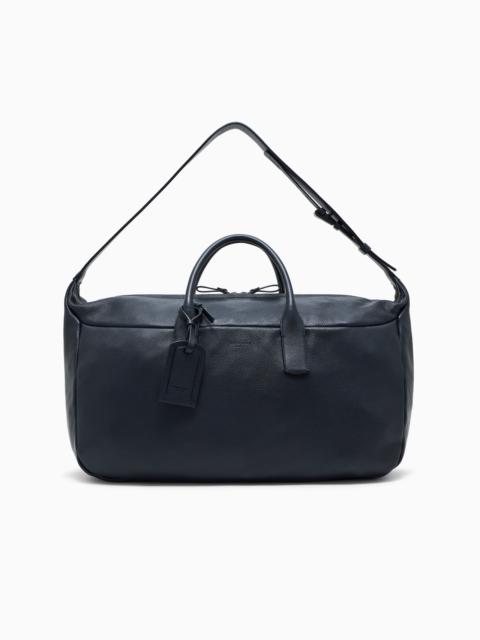 PEBBLED LEATHER DUFFEL BAG